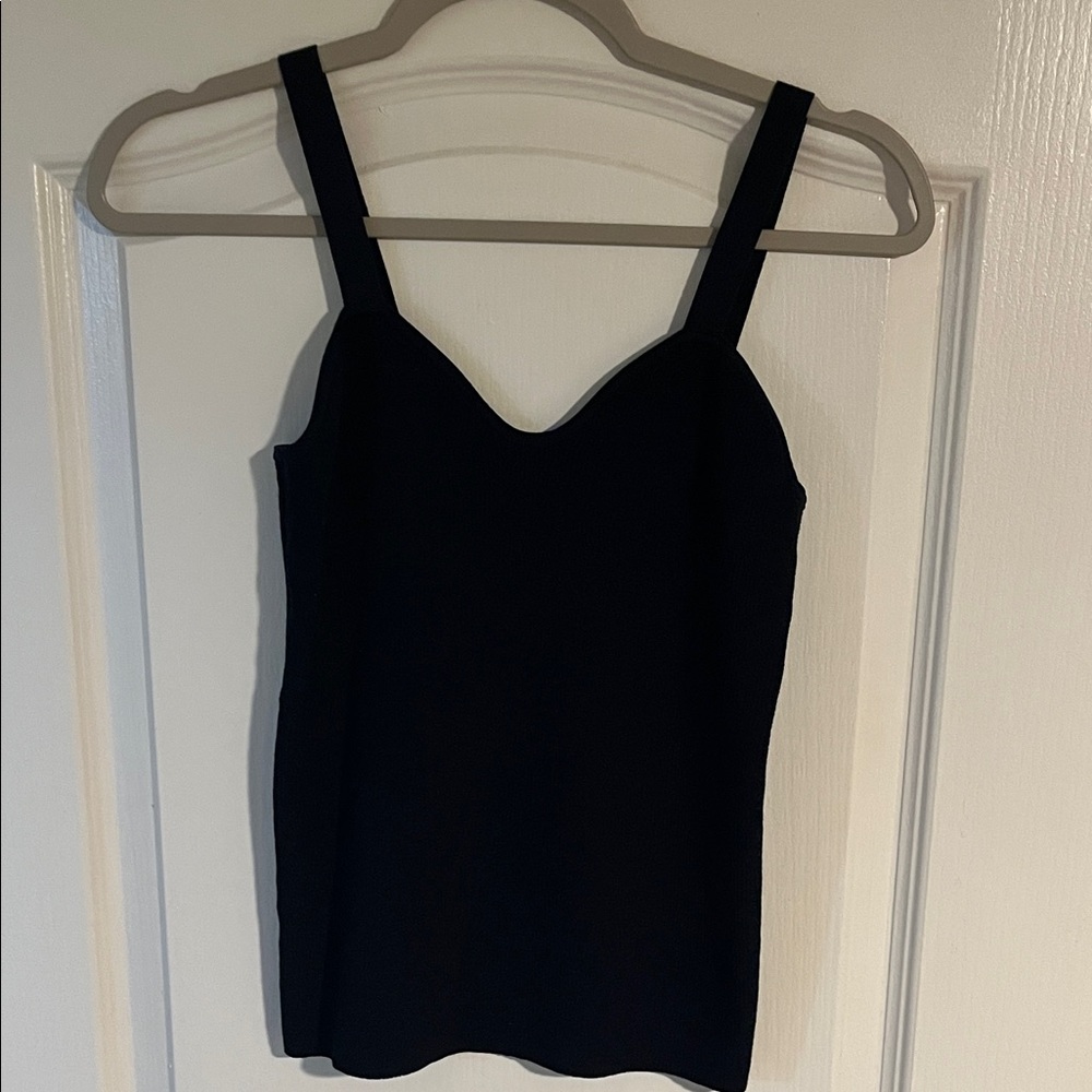 Ann Taylor Factory Navy Sweater Tank